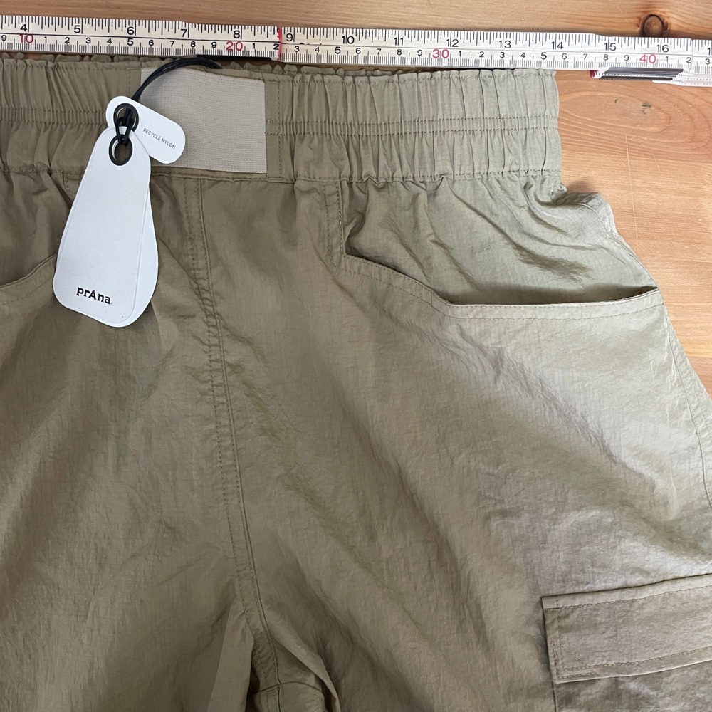 PrAna Womens Crossback Pant 2064521 Nomad Tan Recycled Nylon Cargo Joggers S RG - Picture 9 of 11